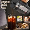 RAINBEAN Cafetiere 1 Cup French Coffee Press, Small Cafetiere 1