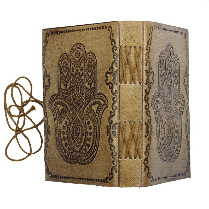 Leather Notebook - Light Brown - Sketchbook - Diary -