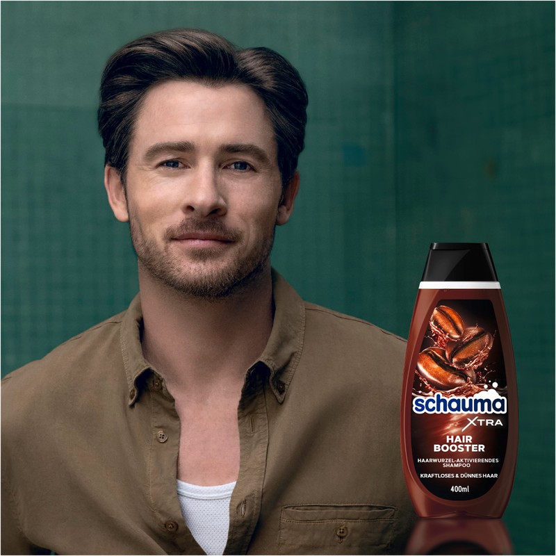 Schauma Caffeine Shampoo Hair Booster (400 ml), Hair Shampoo Helps