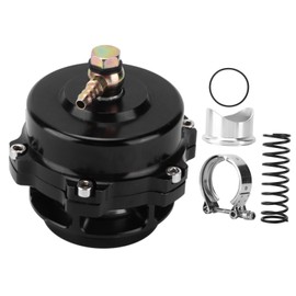 50mm Black Turbo V Band Blow Off Valve Weld On Flange 35psi Metal Rubber Universal for Car
