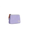 Roka London Carnaby Small Recycled Canvas, lavender, coin purse