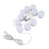 LED Makeup Mirror Lights Dimmable Bulb Warm/Cold Tones Dressing Mirror
