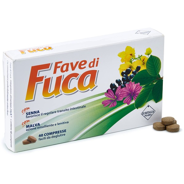 Coswell Euritalia Pharma Fave Di Fuca Food Supplement, 40 Tablets, Multi-Coloured
