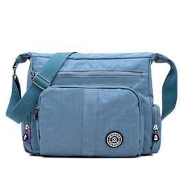 MeCooler Women Cross Body Bag Casual Shoulder Bag Sport Lightweight Fashion Messenger Bag for College Bookbag Waterproof Satchel Travel Side Bag