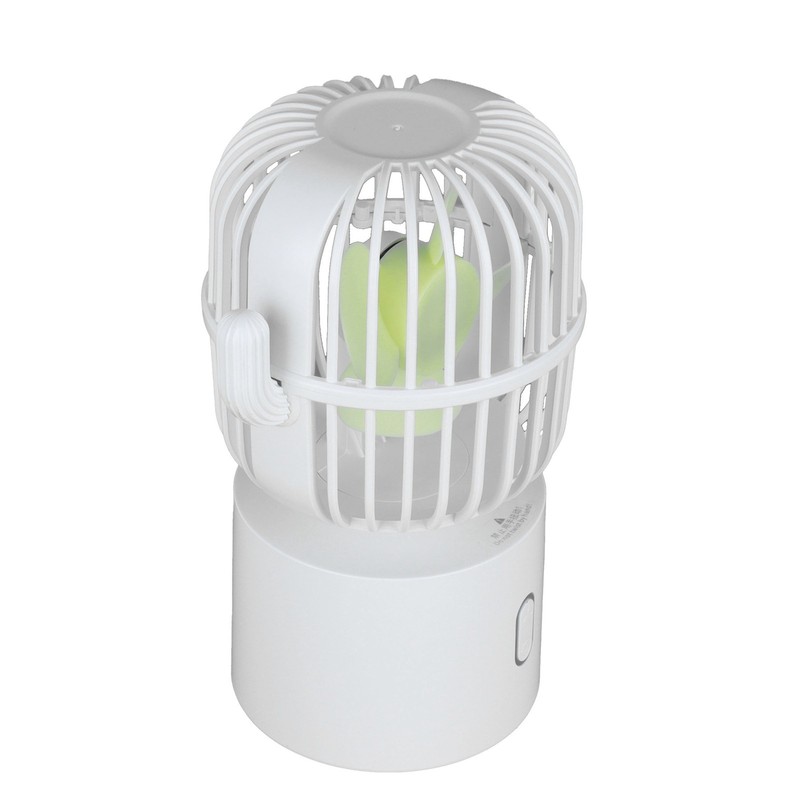 Mini Fan Cactus Moving Head USB Charging Portable Desktop Mini