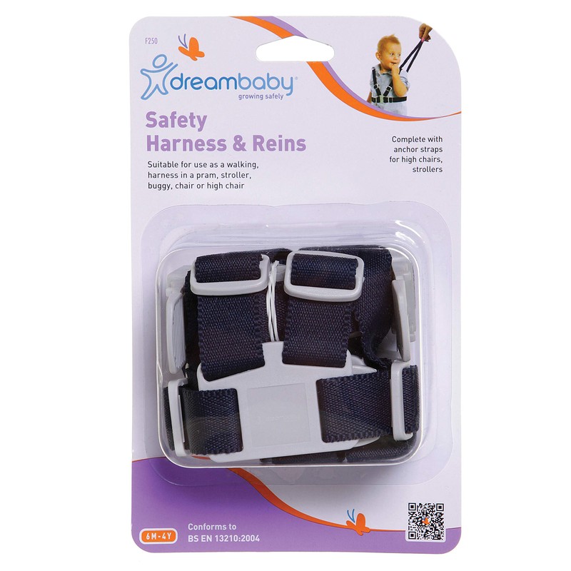 Dreambaby Safety Harness and Reins, Navy