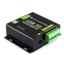 TOP1 USB to RS232/485/TTL (UART) Interface Converter Industrial optically Isolated Converter with Original FT232RL and Aluminium Alloy Enclosure