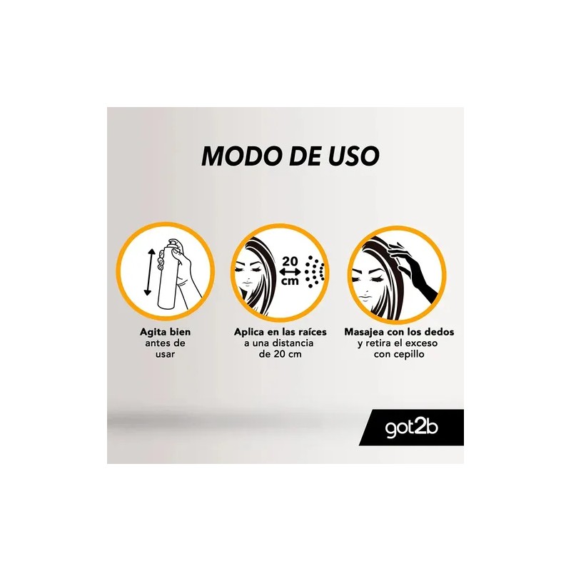 Shampoo en seco Got2b Texture 200ml