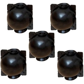 Weicoca 5Pcs Black Plant Rooting Device -Air Layering Pods - High-Pressure Propagation Ball Rooter Box for Garden -Reusable Plant Rooting Device Plant Rooting Grow Box