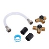 RV Water Heater by Pass Kit, 12 Inch Reinforced Hose