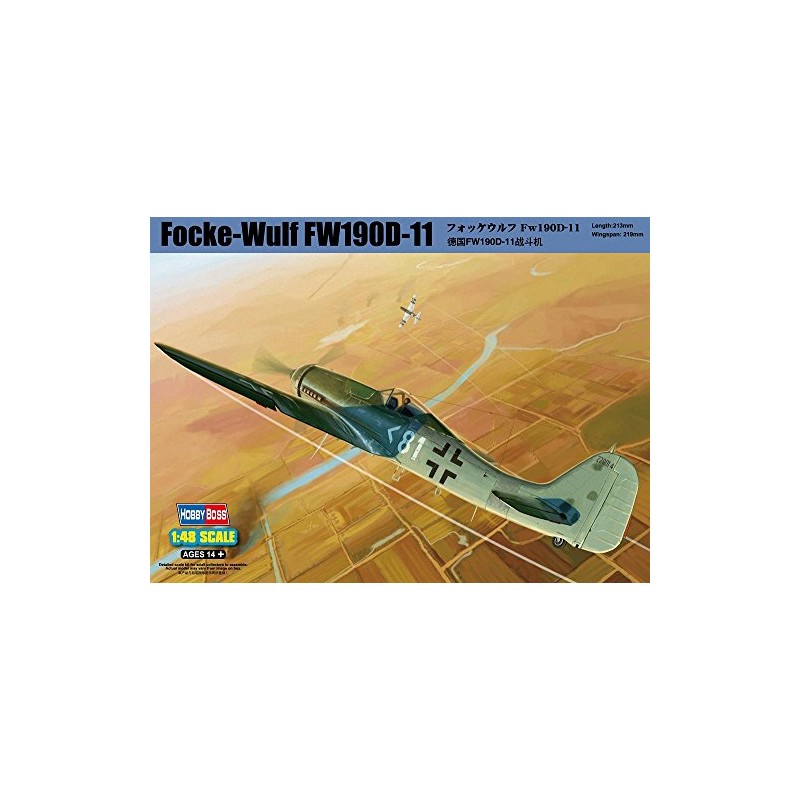 Hobbyboss 1:48 Scale Focke-Wulf FW190 D-11 Assembly Kit