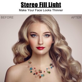 Ring Light of Pocket-Size: Rechargeable Small Ring Light for Phone, Laptop & Makeup - Perfect for Small & Adults, Portable Selfie Light (White)