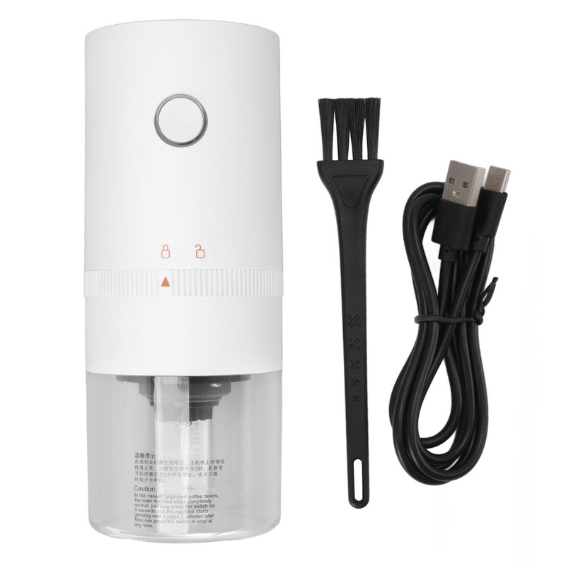 Electric Pepper Grinder Adjustable Coarseness USB Rechargeable Automatic Spice Mill