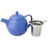 FORLIFE Curve Teapot with Infuser, 24-Ounce, Blue