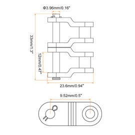 uxcell 8Pcs #40-2/08A-2 Double Chain Offset Half Link Roller 12.7mm Pitch Carbon Steel Master Connector Links for 08A-2/#40-2 Chain