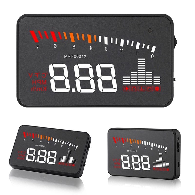 X5 HUD 3.5 Inches Universal Car HUD Head Up Display