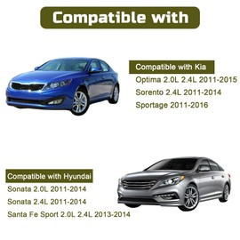 JUEDIMA 35320-2G720 - Bomba de combustible mecánica de alta presión para Kia Optima Sorento Sportage 2011-2016 Sonata con motor de 2.0L 2.4L 35320 2G740