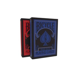 Bicycle - 2 Games Bicycle Reverse 54 Cards (Red & Black and Bicycle Blue & Black)