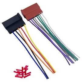 16Pin Car Radio Wiring Harness for Ford 1985-2004 Lincoln 1986-1995 Mercury 1986-2002 Aftermarket Stereo Wiring Connector for F150 250 E250 350 Radio Harness Adapter for Stereo CD Player