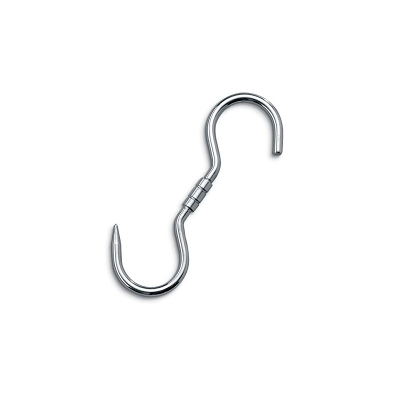 AUSONIA - 58350 Stainless Steel Reinforced S-Shaped Meat Butcher turnable