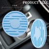 MEAJOO 2-Piece Car Cup Holder Insert – 2.75 Inch Non-Slip