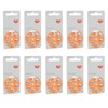 60pcs Long Lasting Power Hearing Device Battery Zinc Air Sound