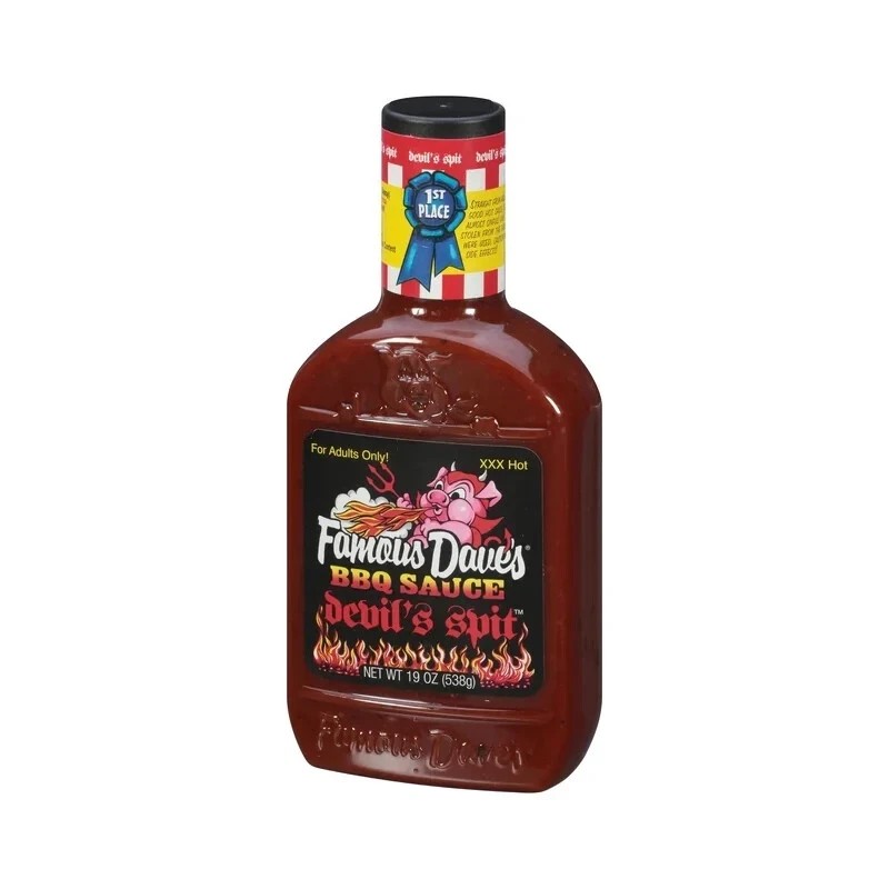 Famous Dave's Devil's Spit BBQ Sauce, 8 Pack - 19
