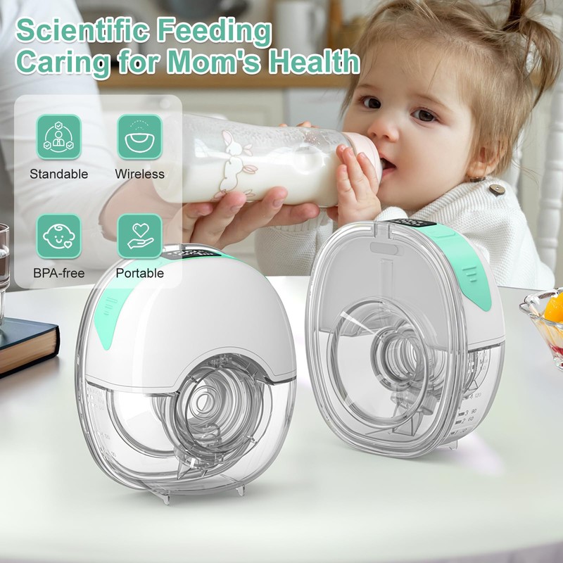 Electric Breast Pump (Green)