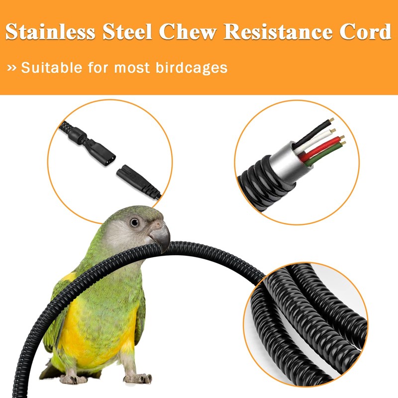 Kokopro Bird Heater for Cage - Snuggle Up Bird Warmer