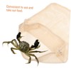 COLLBATH 4pcs Reusable Seafood Cooking Bags Thread Steam Bags for