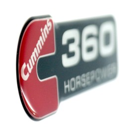 n/a Cummins 360 HORSEPOWER DIESEL EMBLEM
