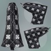 Golf Blade Putter Club Head Cover Pingtype Magnetic Black PU