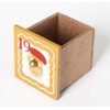 BRUBAKER Advent Calendar - Wooden Gingerbread House with 4 LED