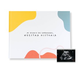 ADEGO Pregnancy Diary and Album, 9 Months, My Pregnancy Diary, Our Story, Gift for Expecting Mums, Pregnancy Book for Storing Photos and Memories