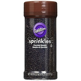 Wilton 710-168 Chocolate Jimmies Food Decorative, 6.25-Ounce