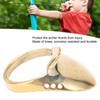 Brass Archery Thumb Ring Portable Finger Protector with Anti Lost