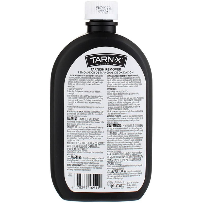 Tarn-X Tarnish Remover, 12 fl oz bottle 2 Pack