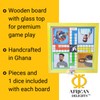 Ludo Board Game | Ludu | Ludi | 14x14in Wood