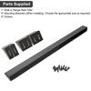 30" Stove Gap Filler, Slide-in Range Rear Filler Kit-Stainless Steel