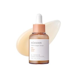 mixsoon PDRN Collagen Serum -Firming, Hydrating and Revitalizing for Face, Lightweight Peptide Hydrating Moisturizer 30ml / 1.01 fl.oz. Korean Glass S