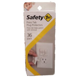 Safety 1st 72 Count Transparent Plastic Outlet Covers - Childproofing Electrical Outlets, Preventing Shock