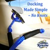 Boat Docking Lines with Clip- 2ft Shock Absorbing Boating Mooring