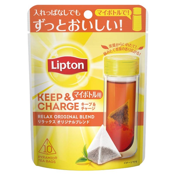 Lipton Keep & Charge Relax Original Blend Tea Bags, 10 Packs x 6 Bags