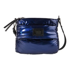 CINQUE Lina Crossbody Bag Blue - Satin