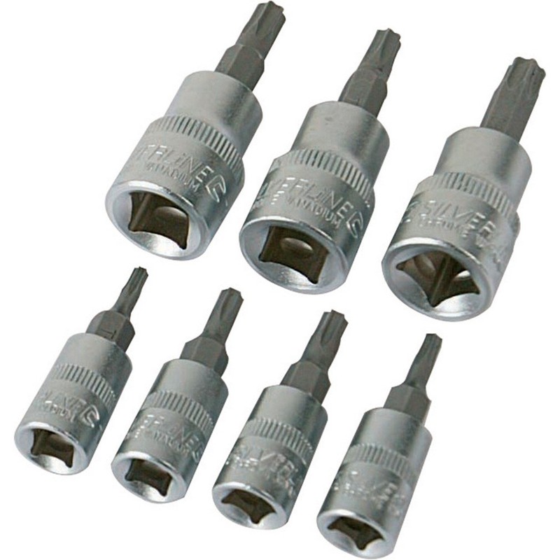 Silverline T10 - T40 Socket Set 1/4" & 3/8" Drive