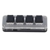 4 Key Mini Keypad USB C Wired Dustproof Red Switch