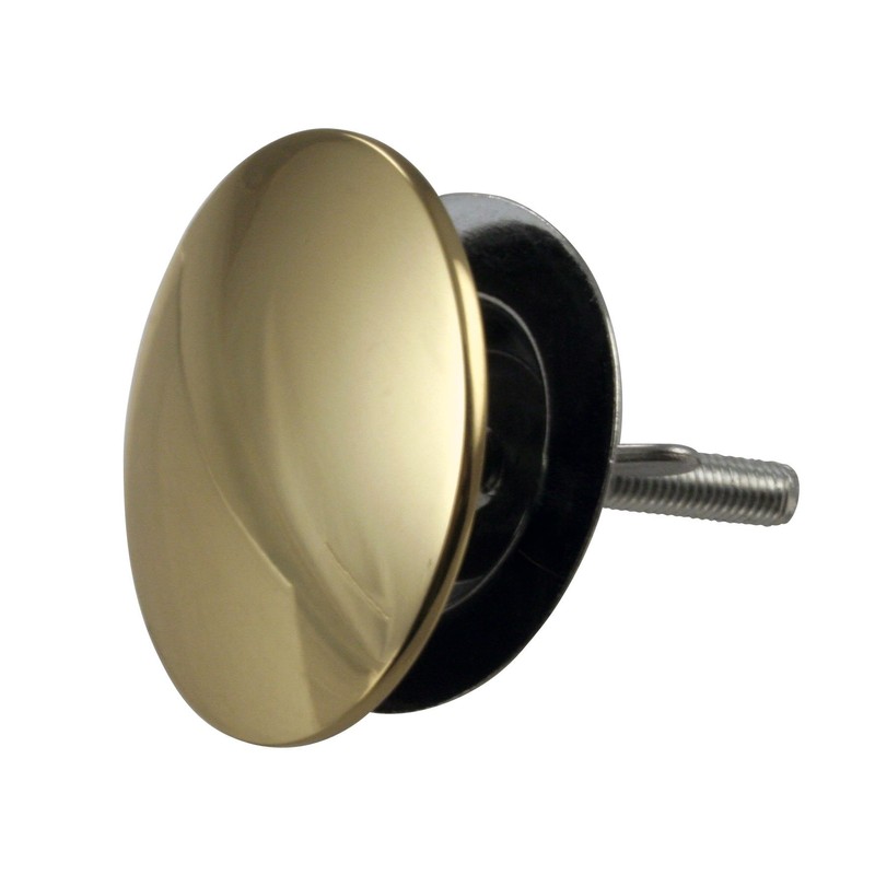 Westbrass D202-2-01 2" Kitchen Sink Hole Cover, Polished Brass (2-Pack)
