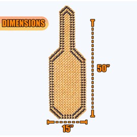 VaygWay Wood Beaded Comfort Seat Cushion – Wooden Beaded Comfort Car Seat Cover –Double Strung Car Massaging Cool Cover Car Chair w/High Ventilation – for Truck or Office Chair