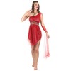 California Costumes Women's Ruby Goddess Adult, Red, X-Small