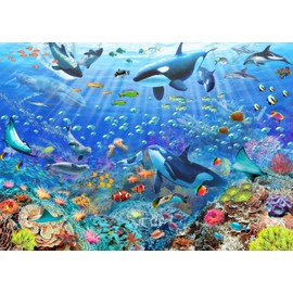 AveJoys Puzzle for Adults 1000 Pieces Underwater World 70 x 50 cm Puzzles for Adults Educational Game Challenge Toy 1000 Pieces Puzzles for Adults Children